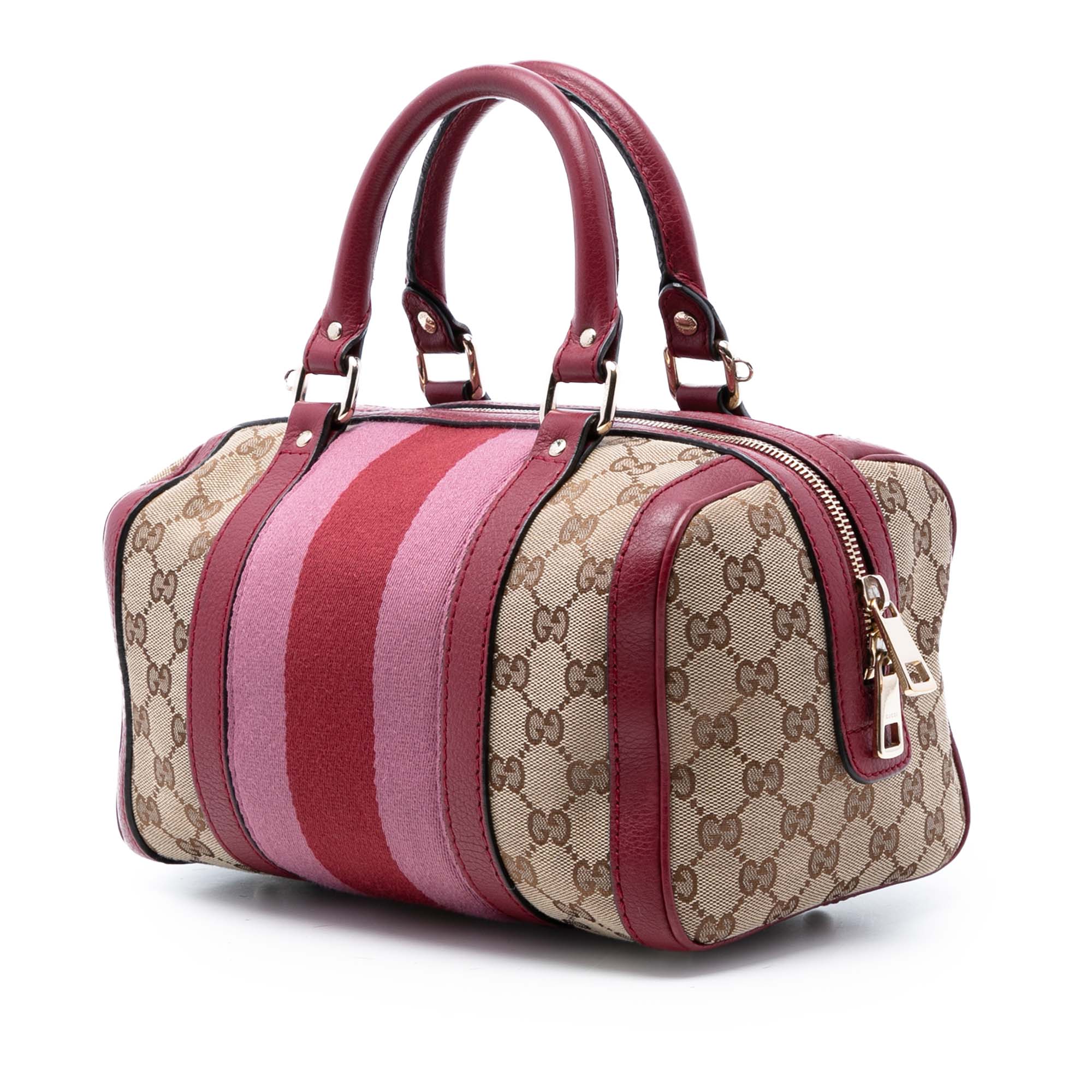 Small GG Canvas Web Joy Boston Bag - Image 2