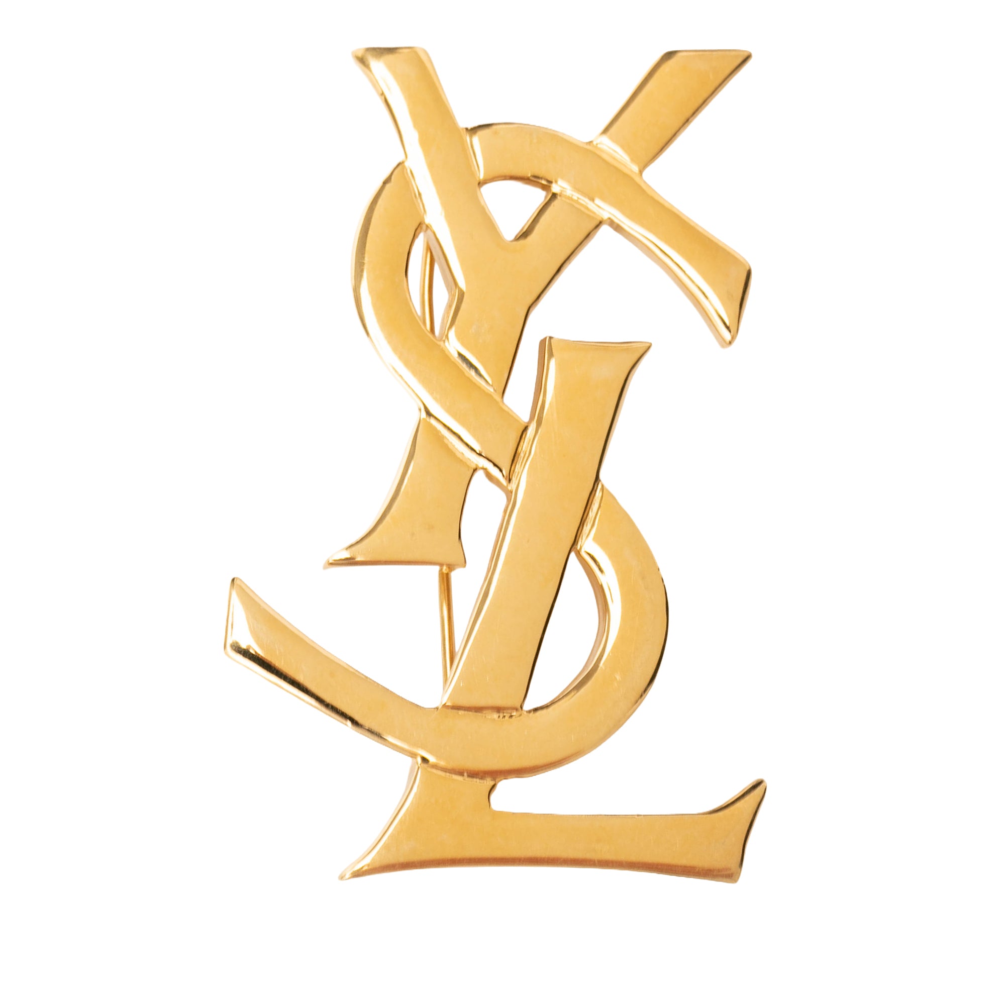 Gold Plated Cassandre Pin Brooch - Image 1