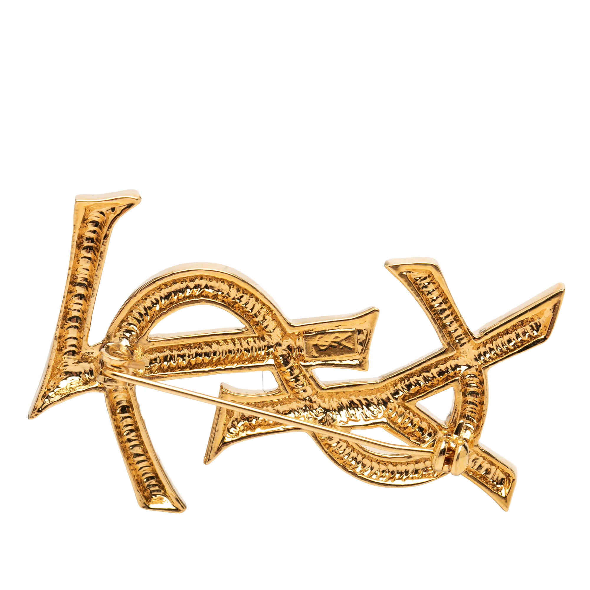 Gold Plated Cassandre Pin Brooch - Image 3