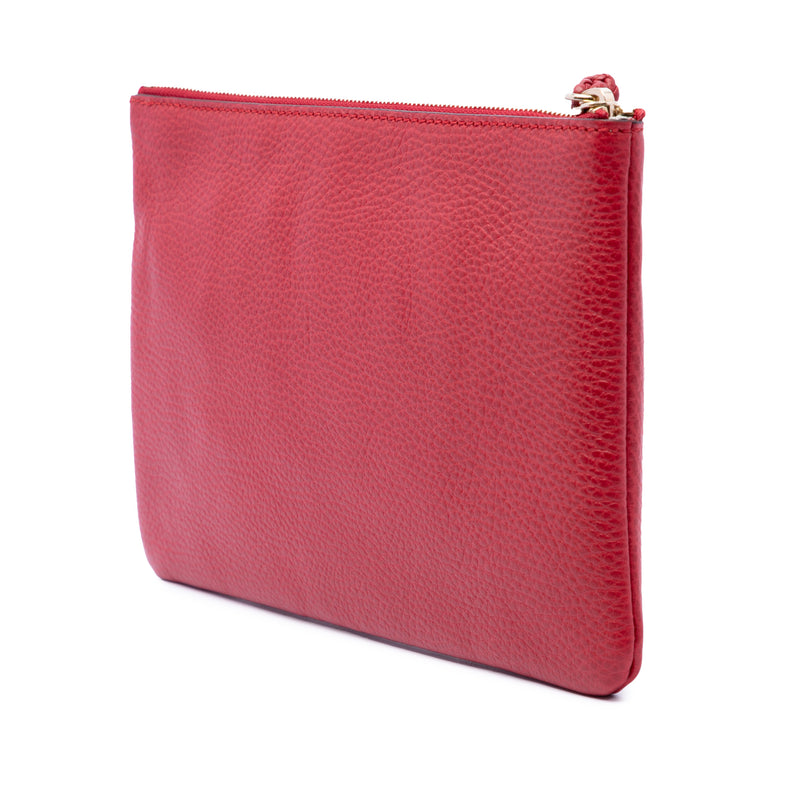 Calfskin Bamboo Clutch - Image 2