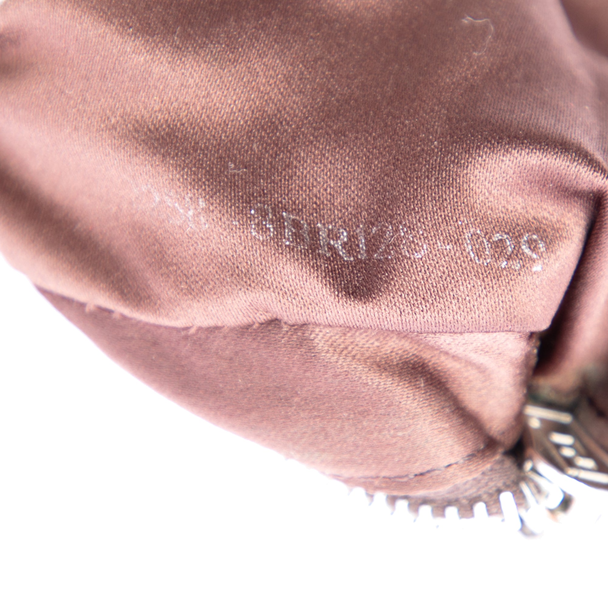 Sequin and Crystal Embellished Suede Oyster Shoulder Bag - Image 6