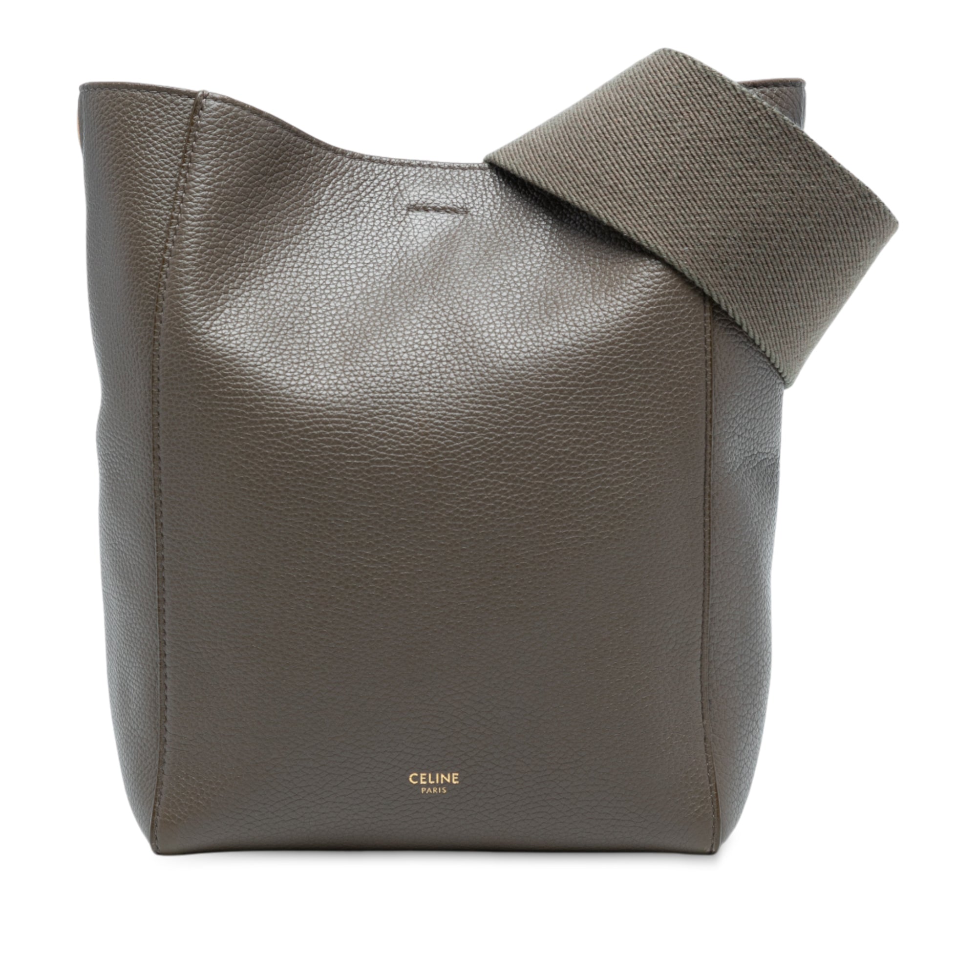 Small Soft Grained Calfskin Seau Sangle Bucket Bag - Image 1