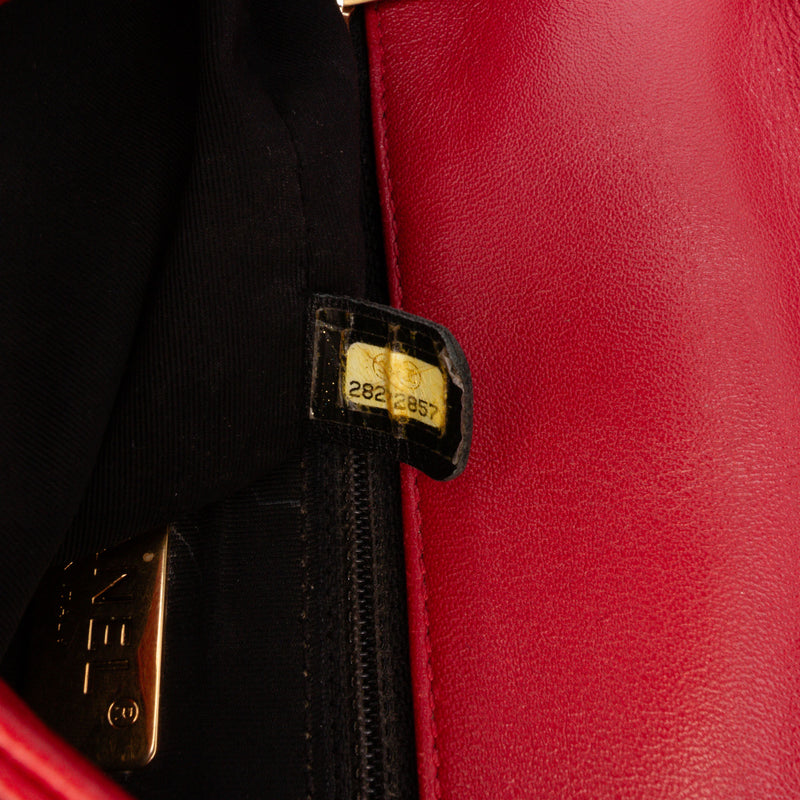 Small Quilted Lambskin Chain Link Flap - Image 5