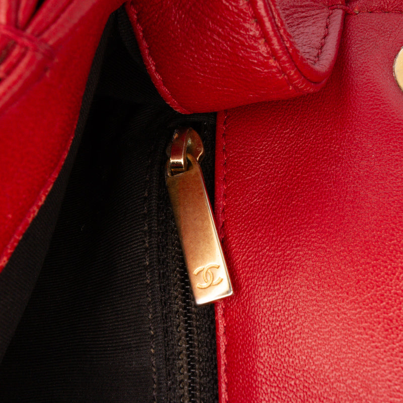 Small Quilted Lambskin Chain Link Flap - Image 7