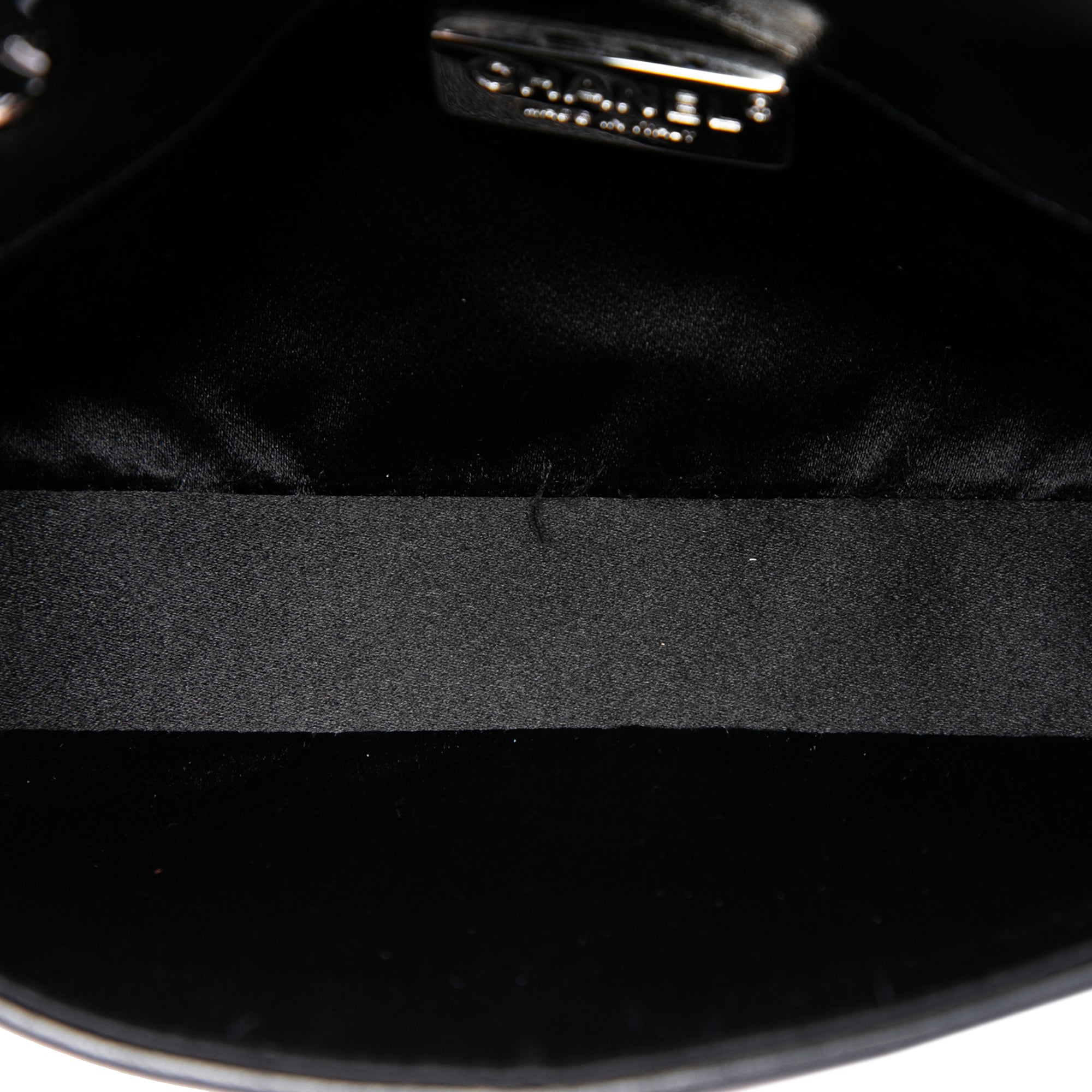 Mini CC Quilted Lambskin Beaded Full Flap - Image 4
