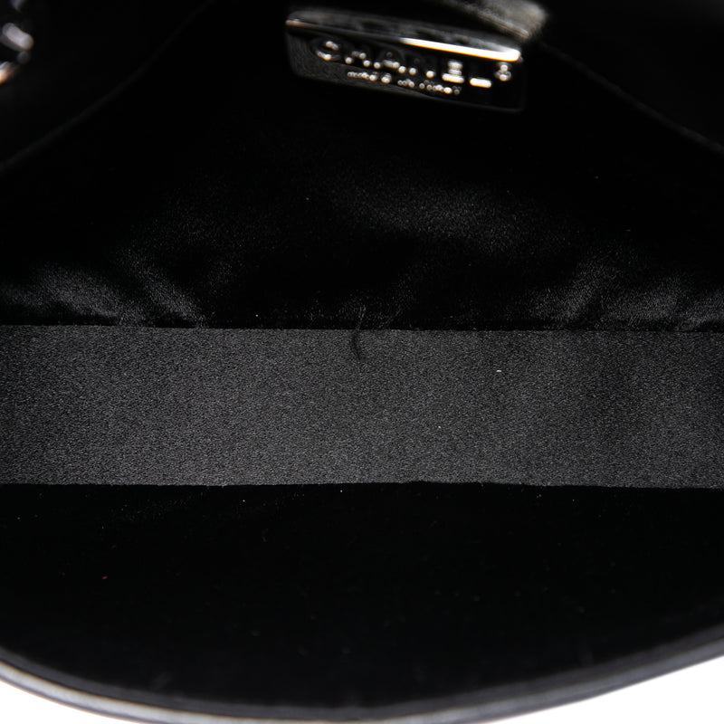 Mini CC Quilted Lambskin Beaded Full Flap - Image 4