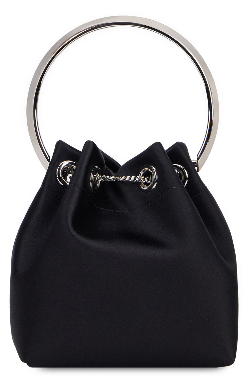 Jimmy Choo Bon Bucket Bag — Black Viscose