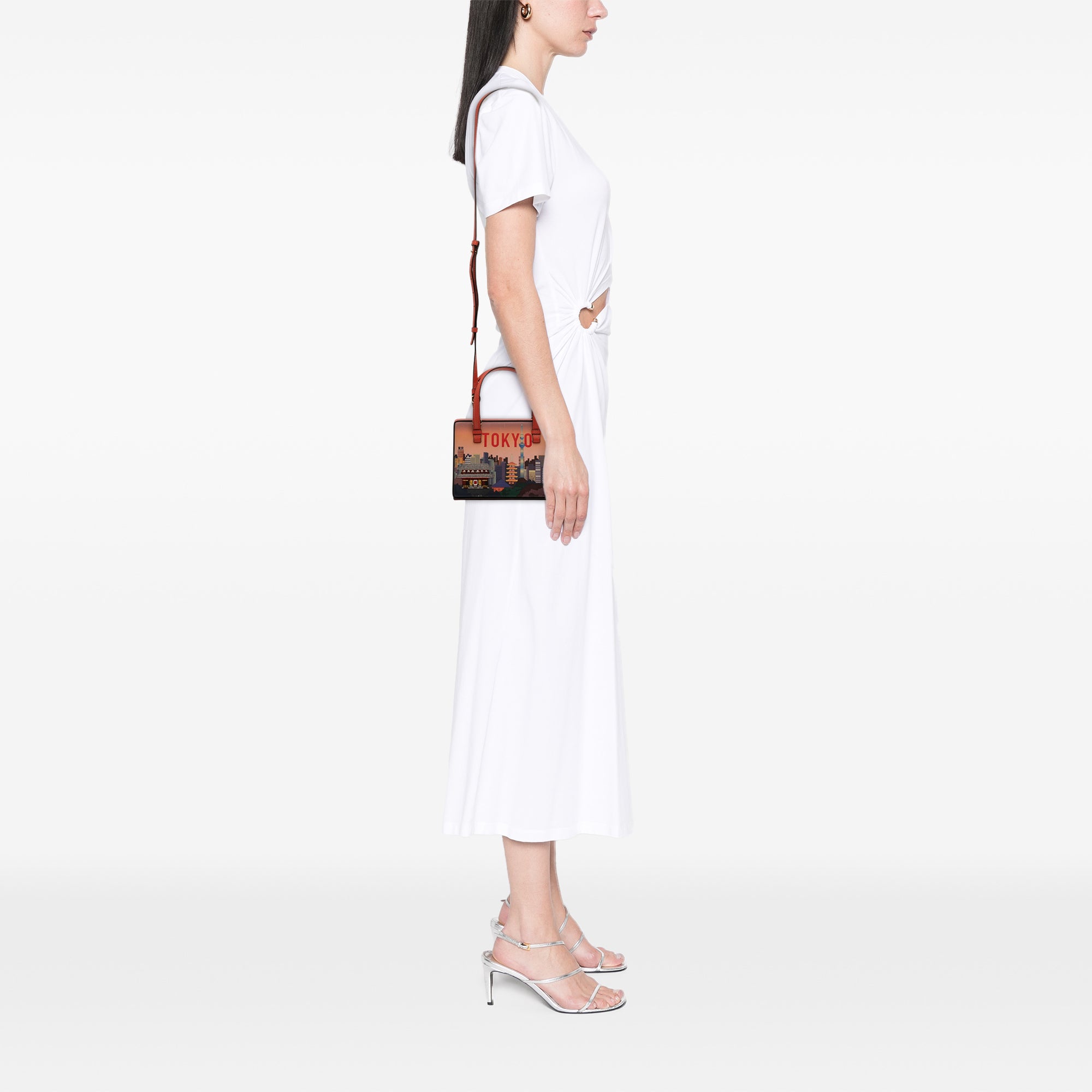 Small Leather Tokyo Postal Top Handle Bag - Image 7