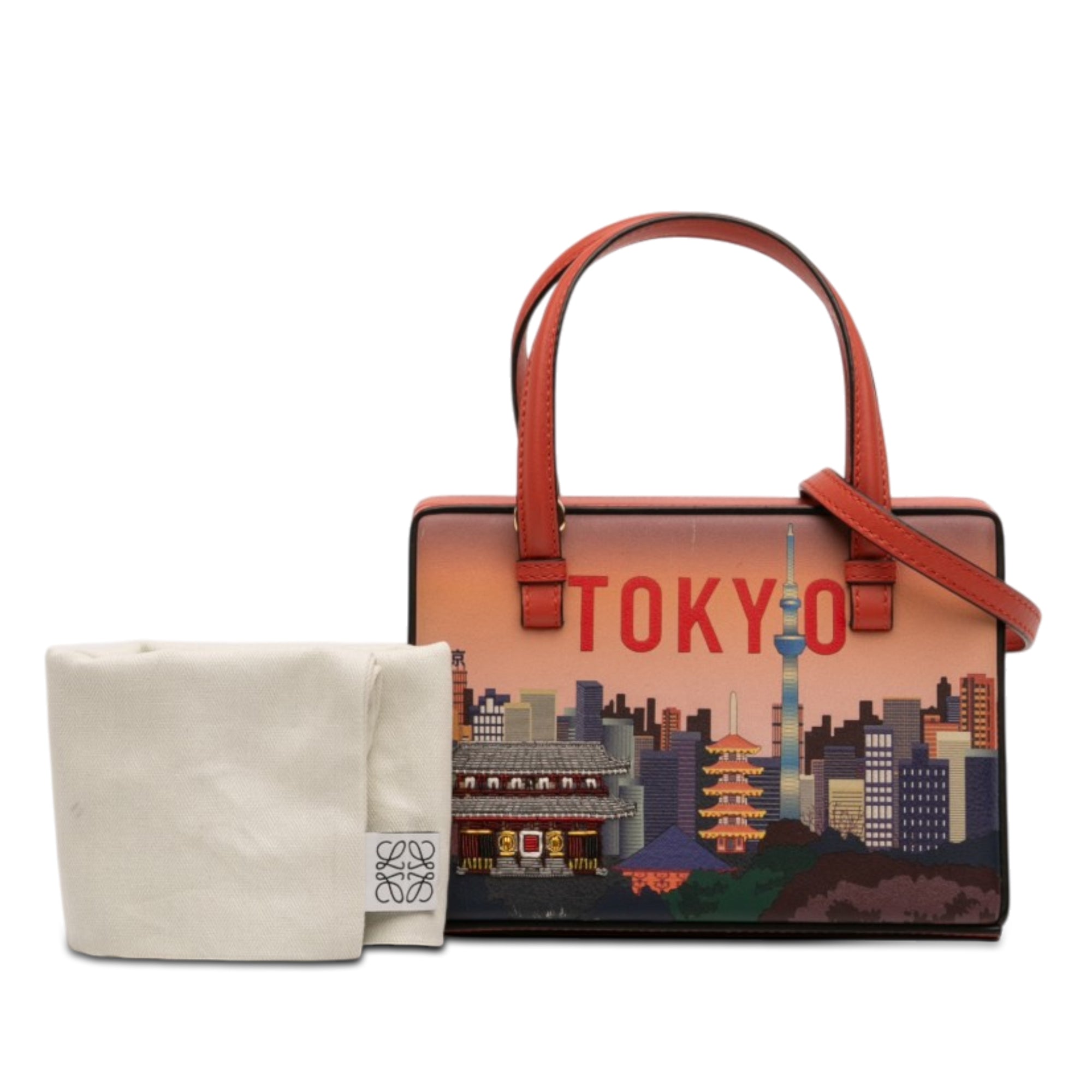 Small Leather Tokyo Postal Top Handle Bag - Image 8