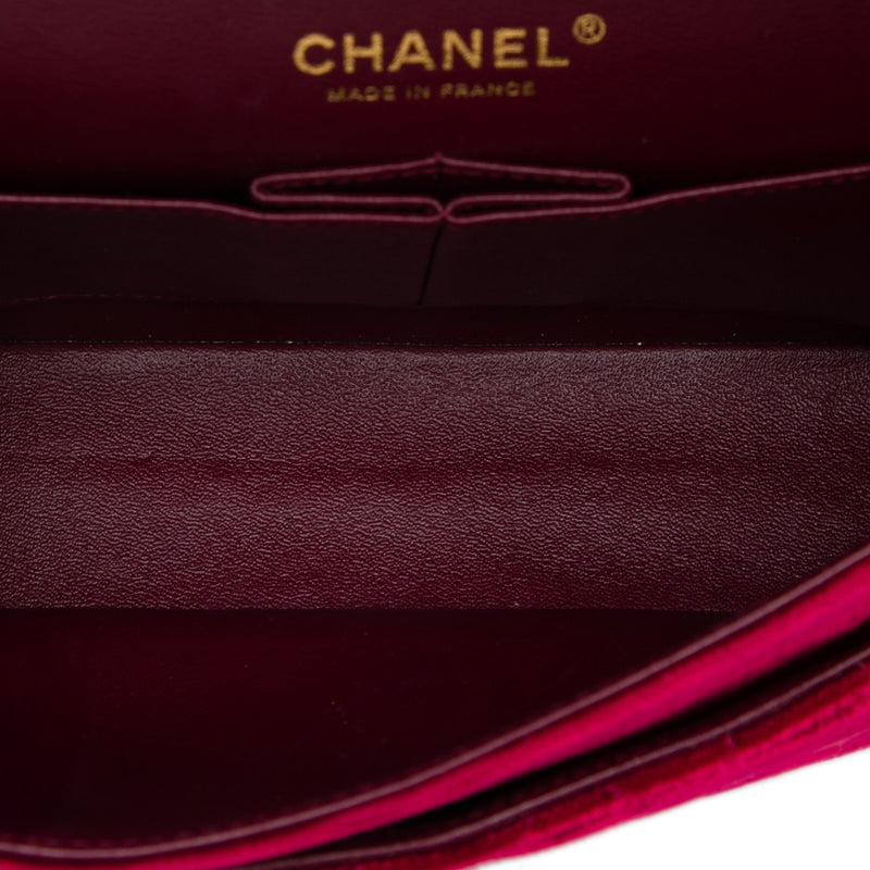 Medium Classic Velvet Double Flap - Image 4
