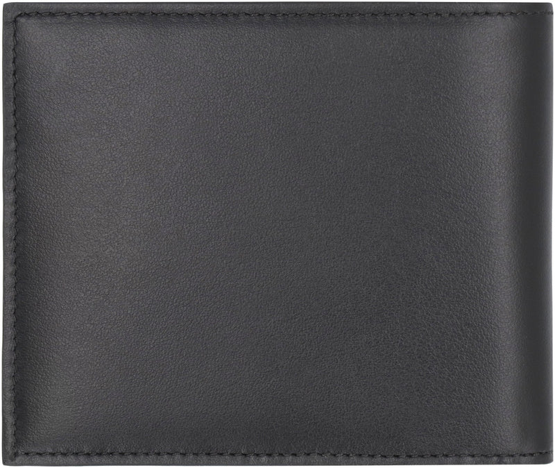 Dolce & Gabbana Calf Leather Flap-Over Wallet — Black Cardholders