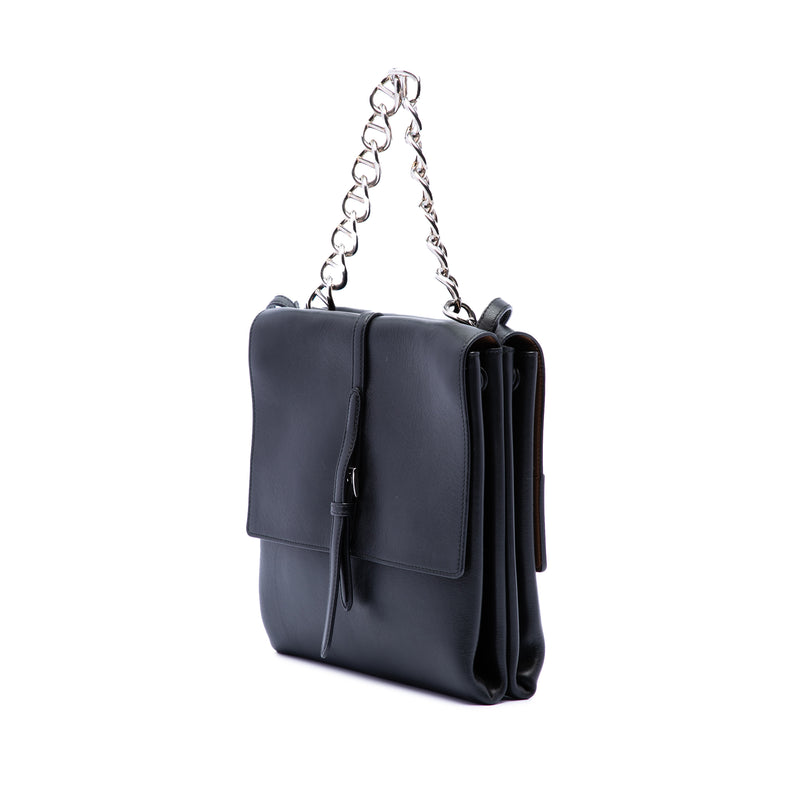 Soft Calf Double Turnlock Satchel - Image 2