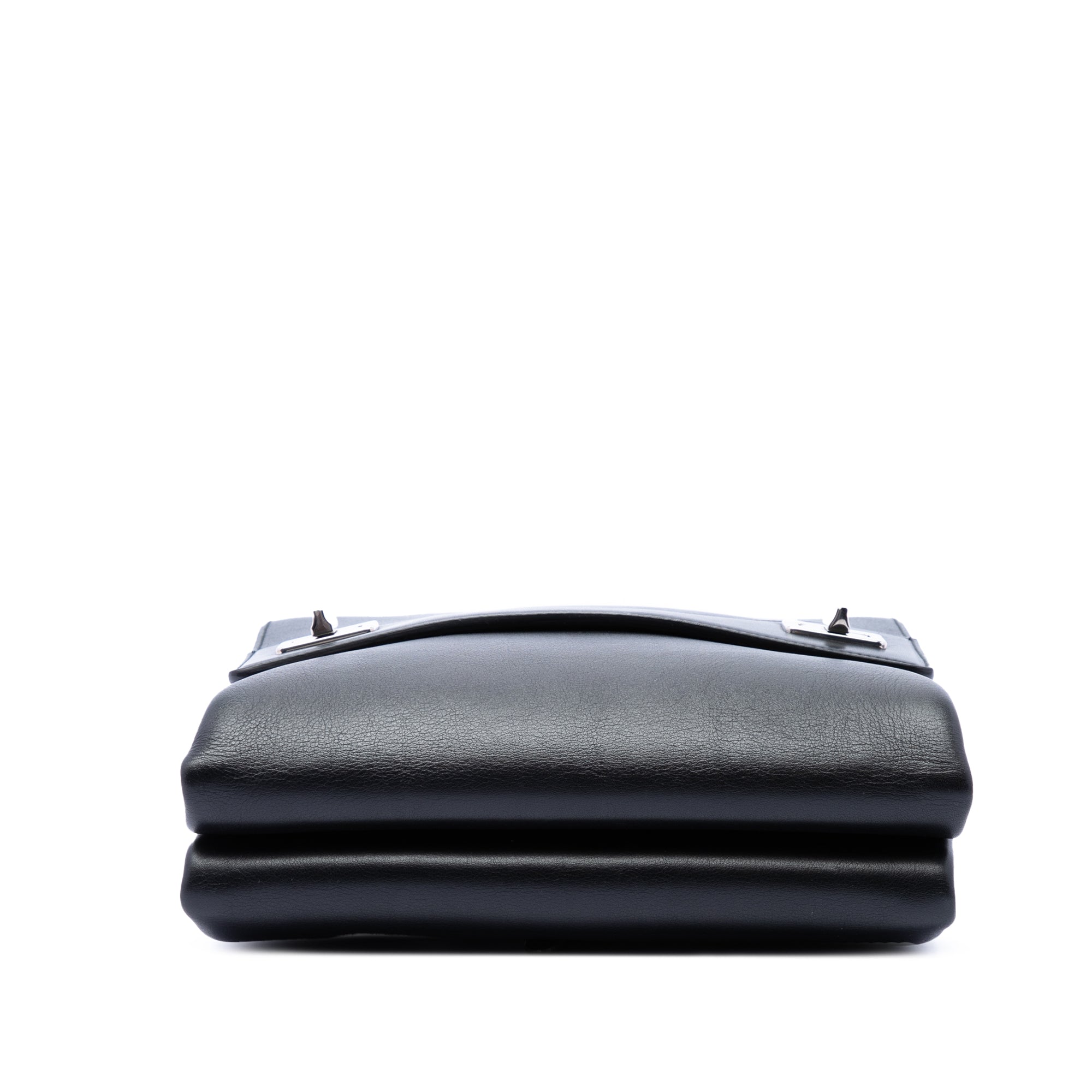 Soft Calf Double Turnlock Satchel - Image 3