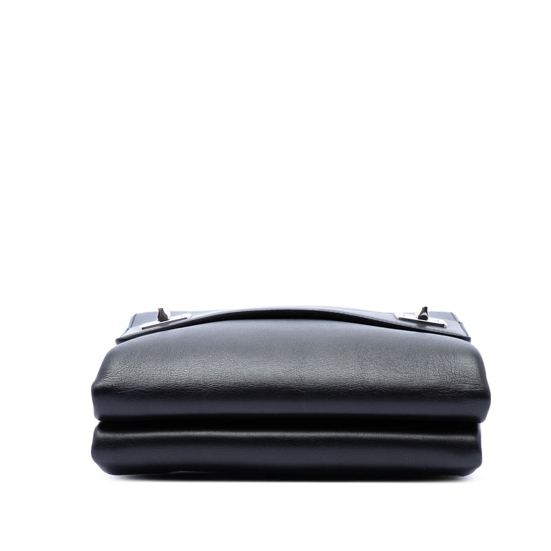 Soft Calf Double Turnlock Satchel - Image 3