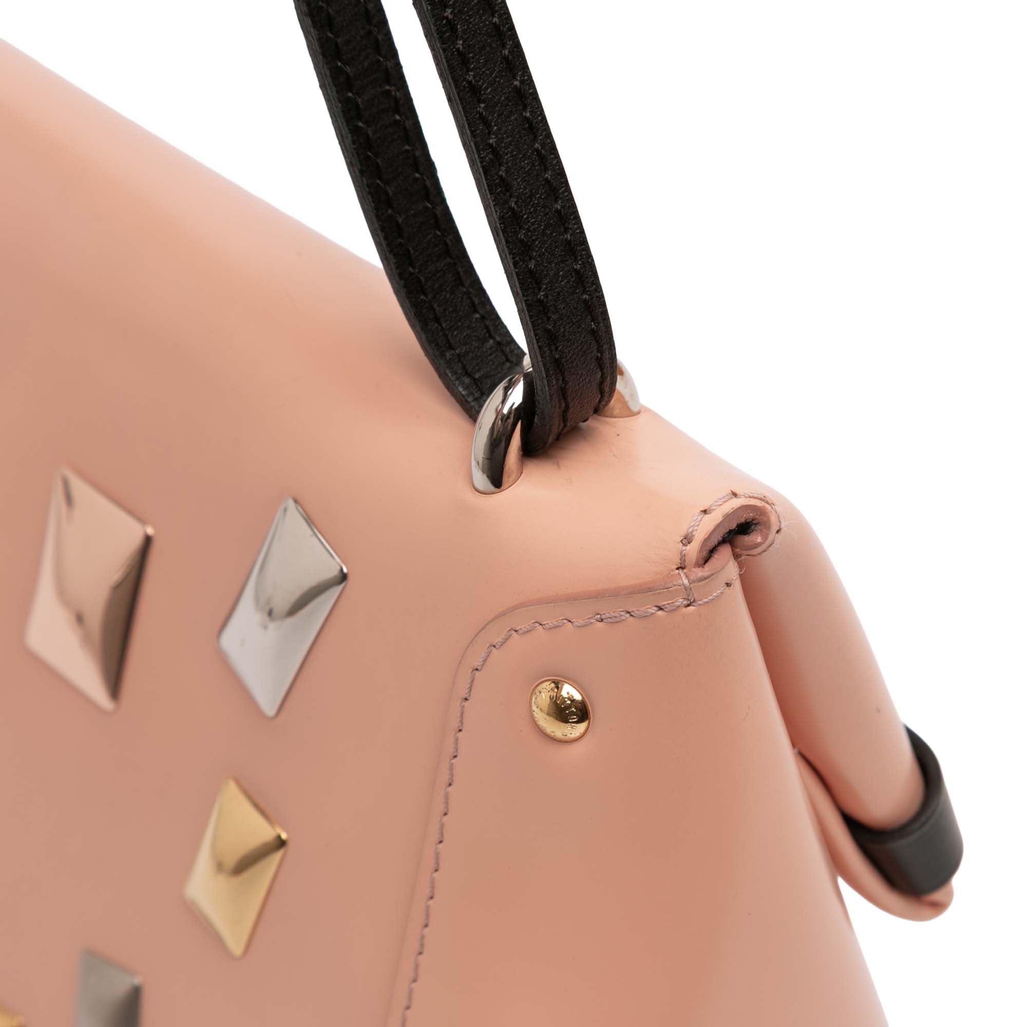 Glazed Calfskin Sac Triangle PM - Image 10
