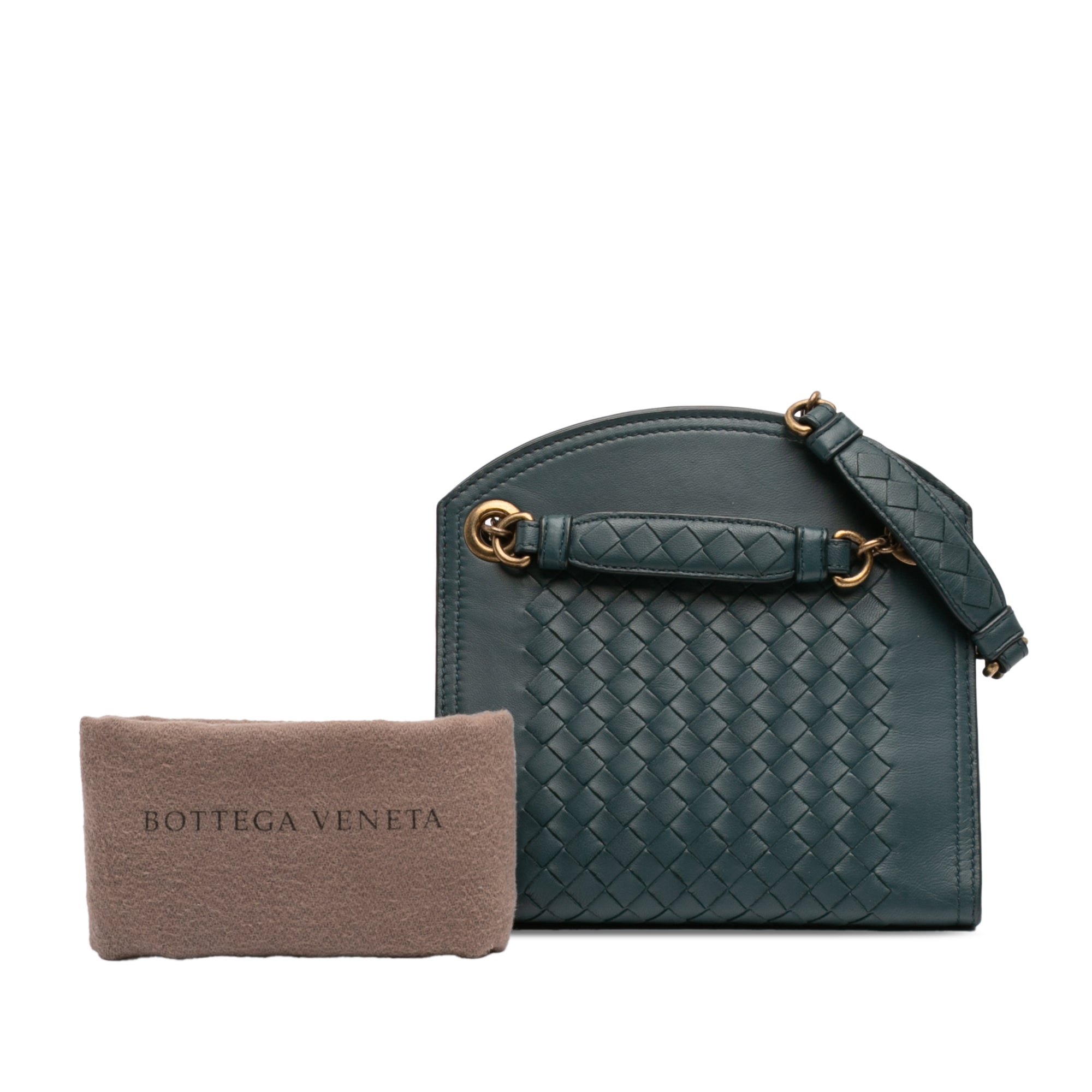 Nappa Intrecciato Chain Wallet - Image 12