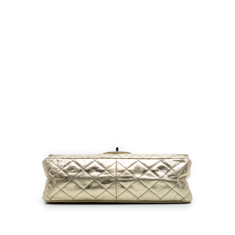 Quilted Metallic Aged Calfskin Reissue 2.55 Double Flap 226 - Image 3