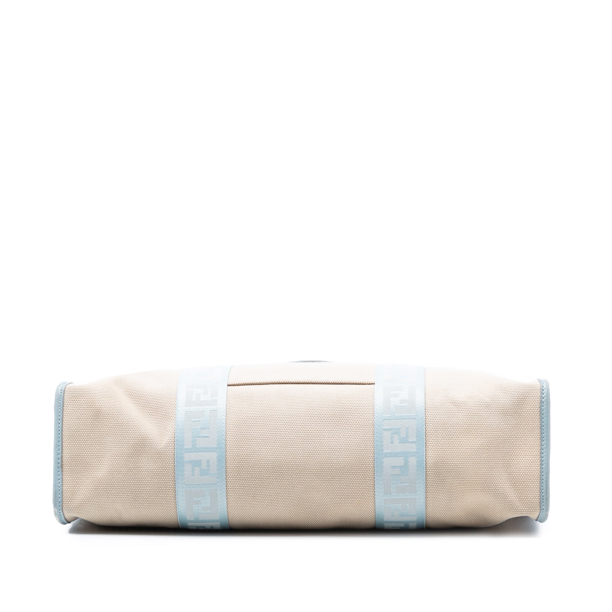 Zucca Trimmed Canvas Tote - Image 3