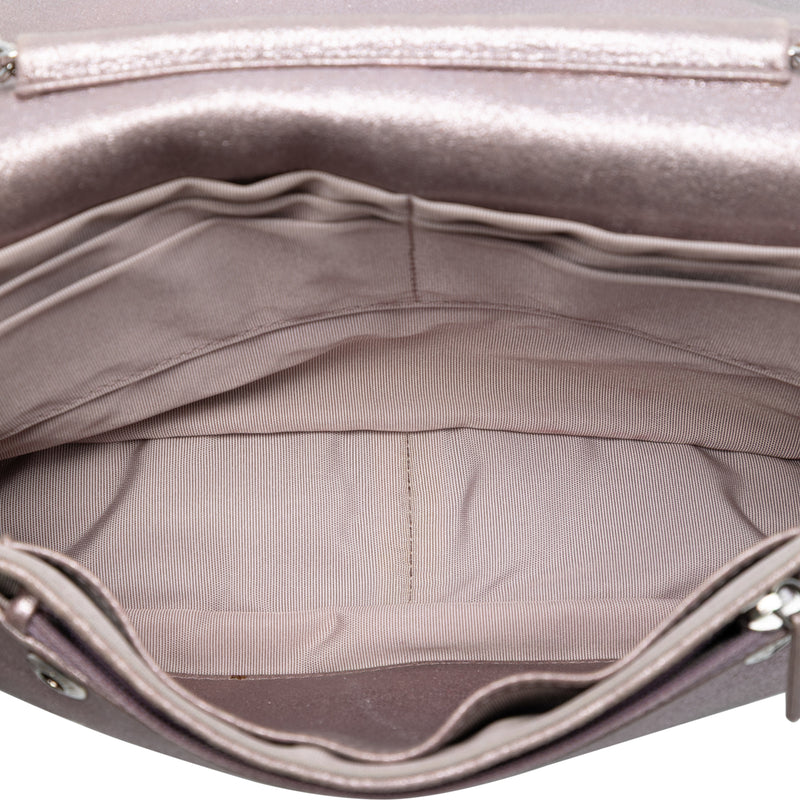 CC Quilted Metallic Lambskin Wallet On Chain - Image 4