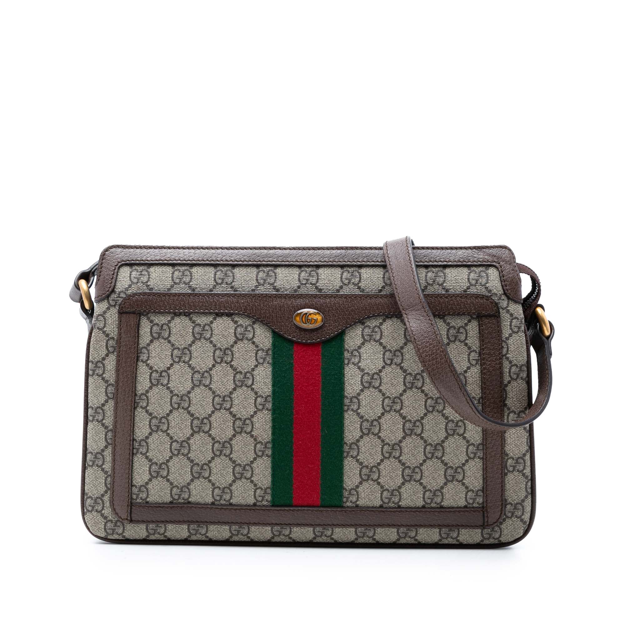 Medium GG Supreme Web Ophidia Crossbody - Image 1
