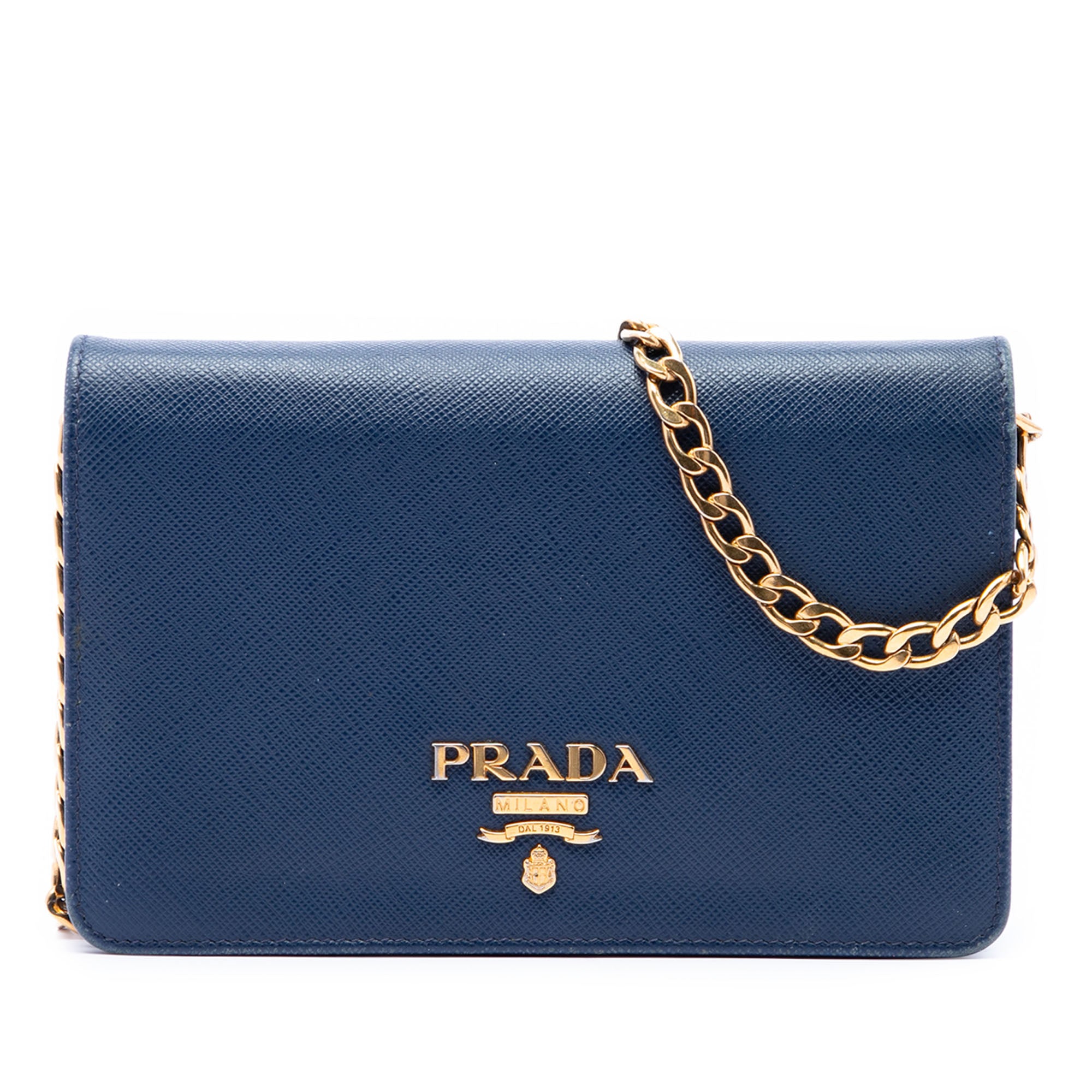 Saffiano Lux Wallet on Chain - Image 1