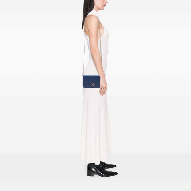 Saffiano Lux Wallet on Chain - Image 6