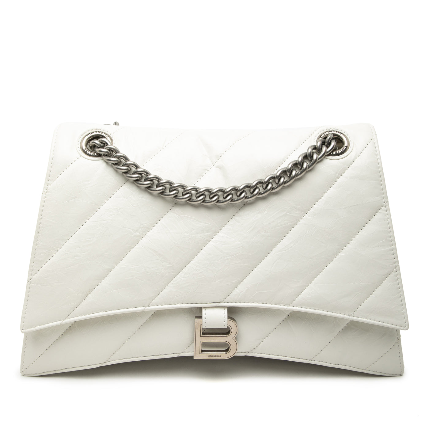 Medium Crushed Calfskin Chain Shoulder Bag - Image 1