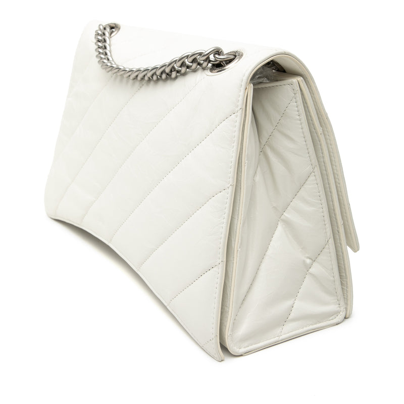 Medium Crushed Calfskin Chain Shoulder Bag - Image 2