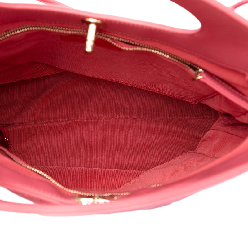 Small Quilted Shiny Aged Calfskin 31 Shopping Bag - Image 4