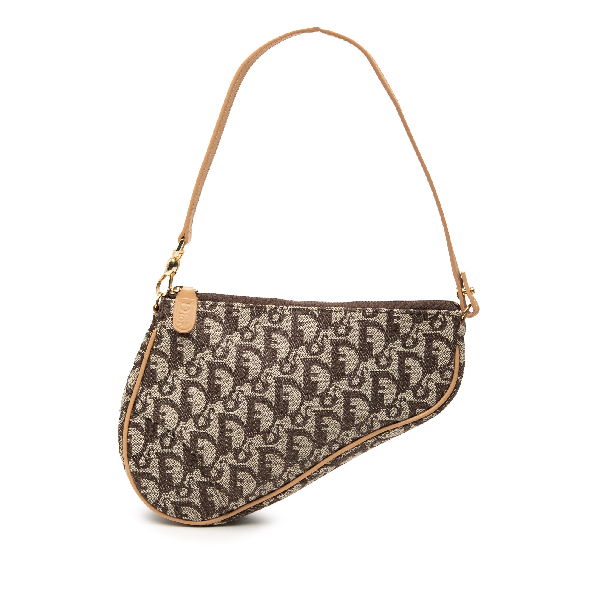 Mini Diorissimo Canvas Saddle Pochette - Image 1