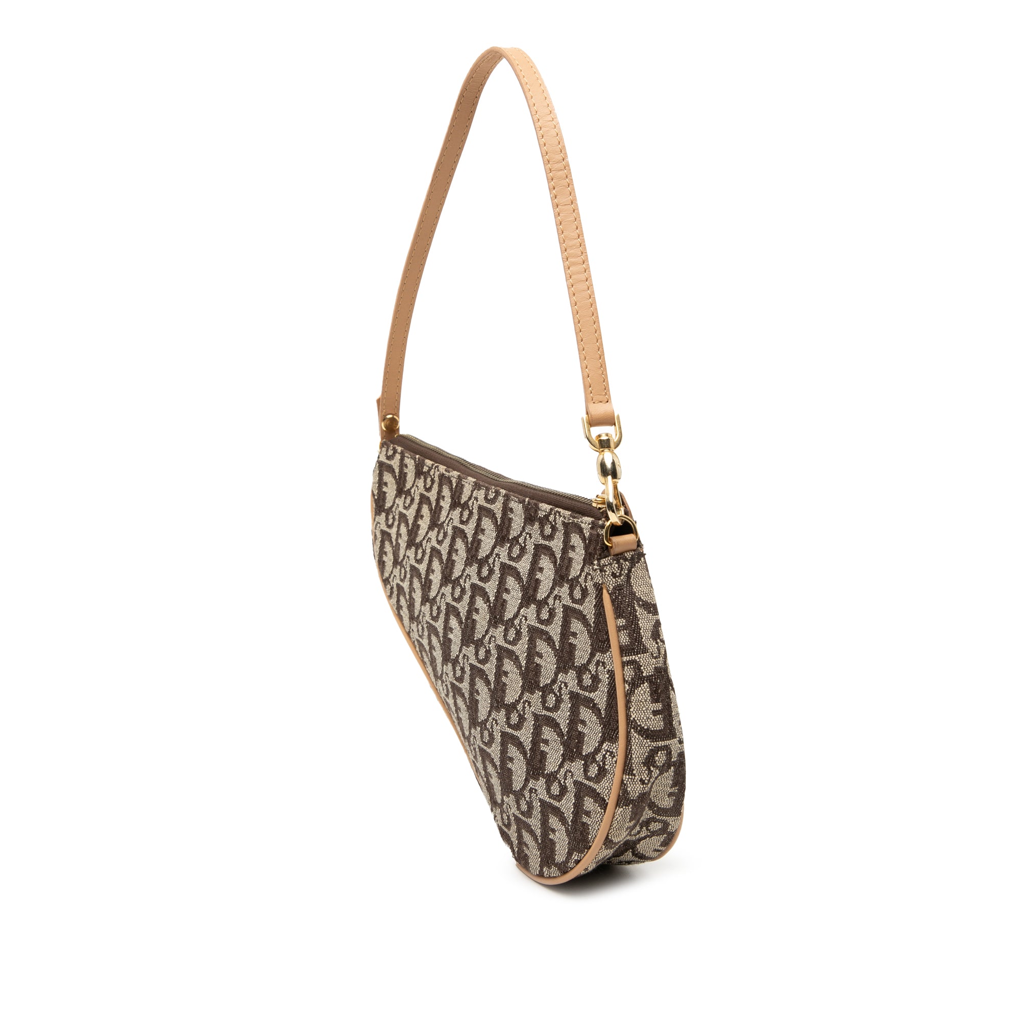 Mini Diorissimo Canvas Saddle Pochette - Image 2
