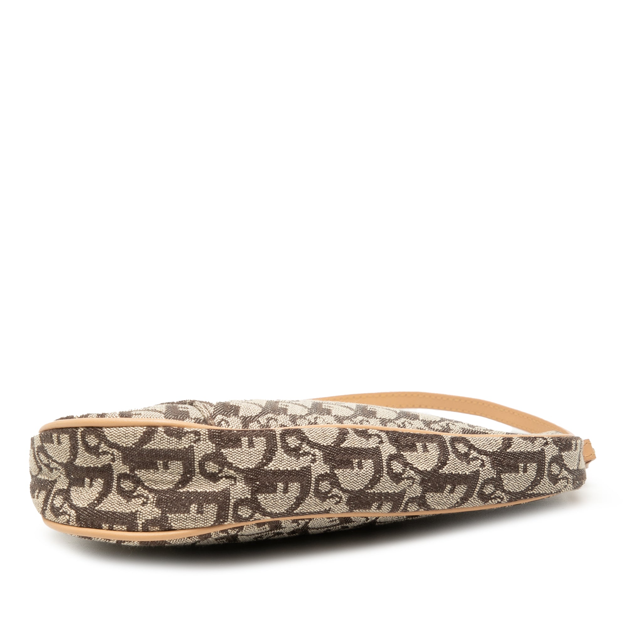 Mini Diorissimo Canvas Saddle Pochette - Image 3