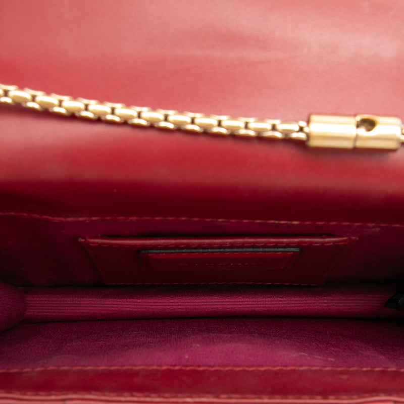 Small Leather Square Serpenti Forever Chain Crossbody - Image 4