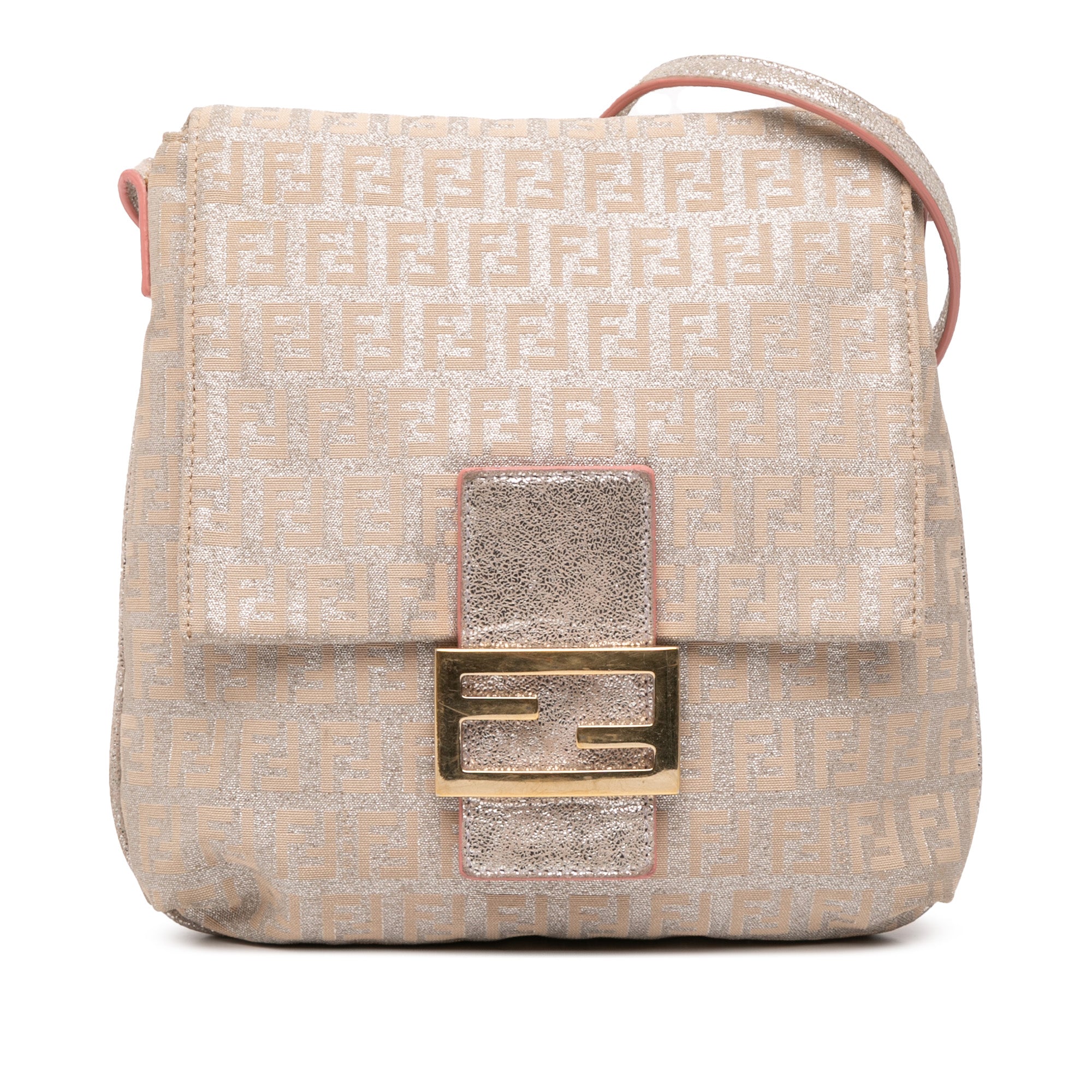 Zucchino Metallic Canvas Flap Crossbody - Image 1