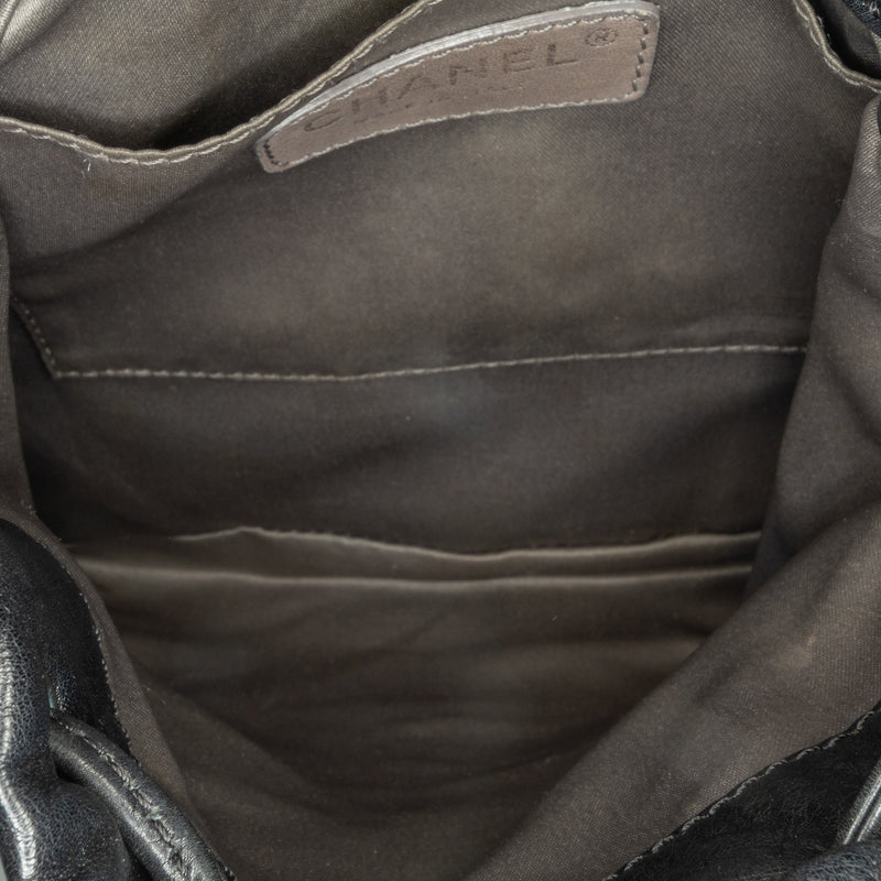 CC Calfskin Dual Twin Chain Handbag - Image 4