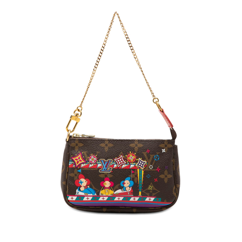 Monogram Vivienne Christmas Mini Pochette Accessoires