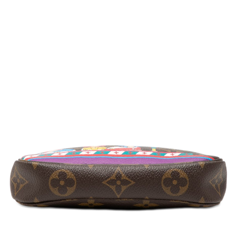 Monogram Vivienne Christmas Mini Pochette Accessoires - Image 3