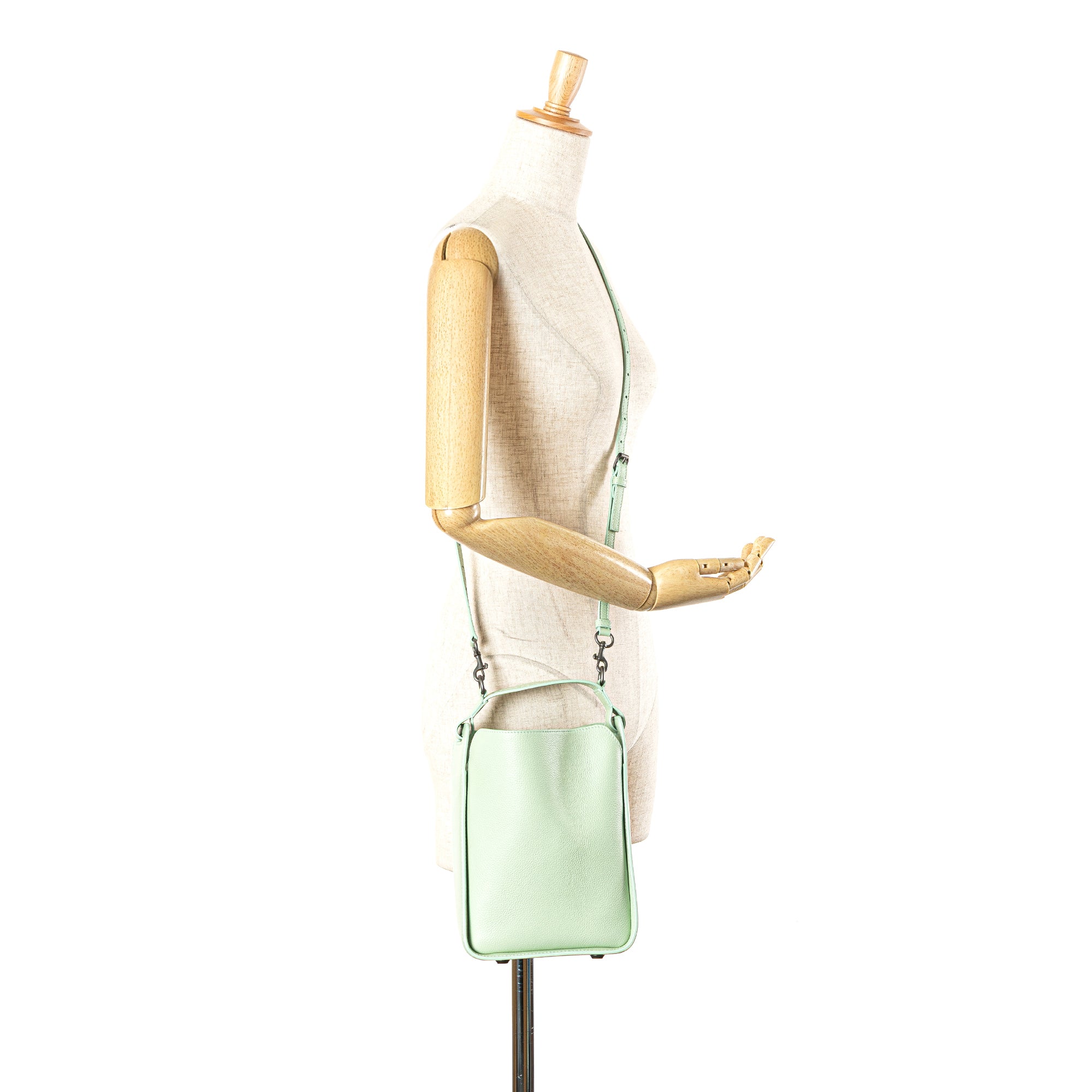 Pebbled Calfskin Tool 2.0 North South XS Tote - Image 12