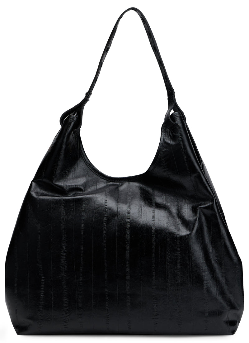 Gianni Chiarini Calfskin Hobo Bag — Black