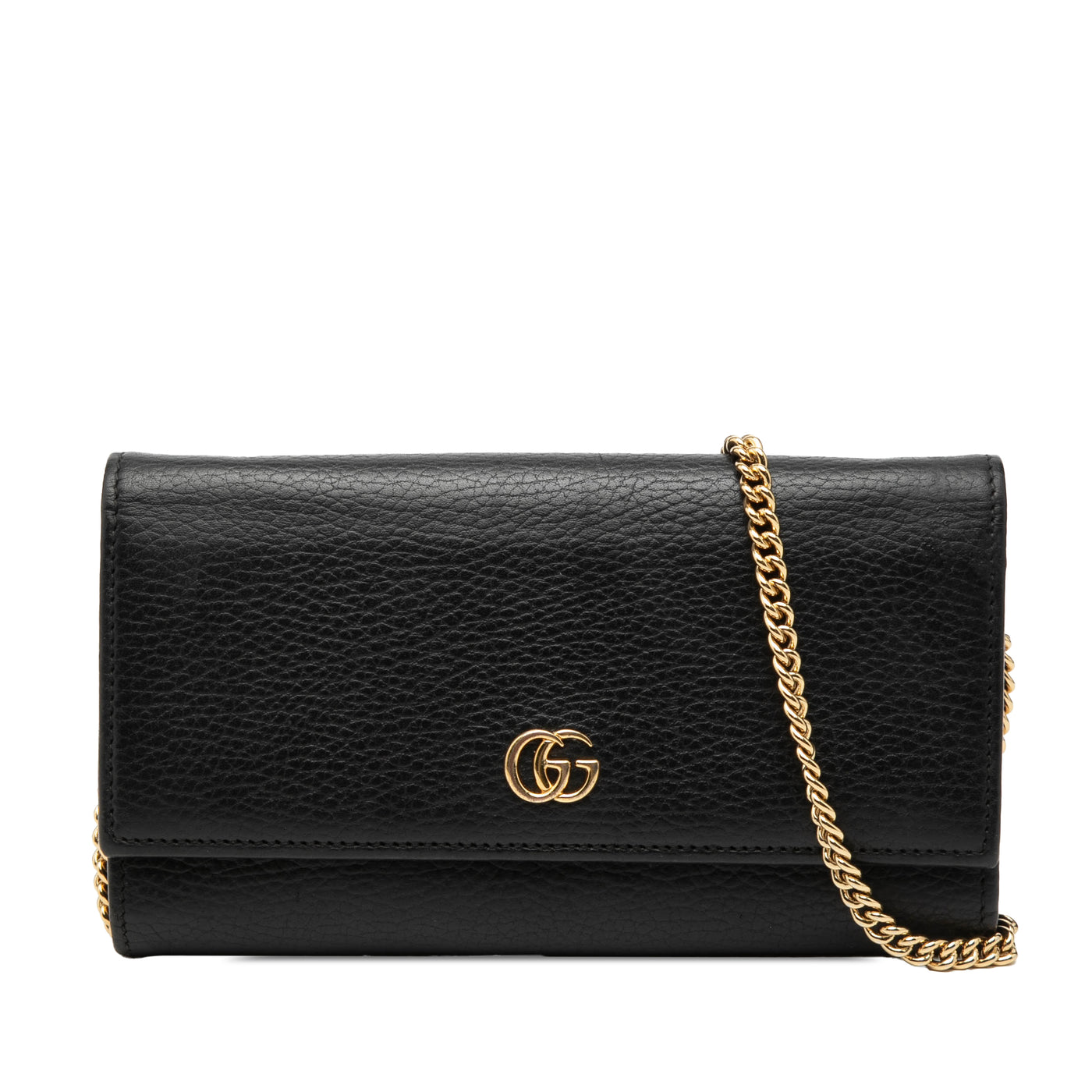 GG Marmont Leather Wallet on Chain - Image 1