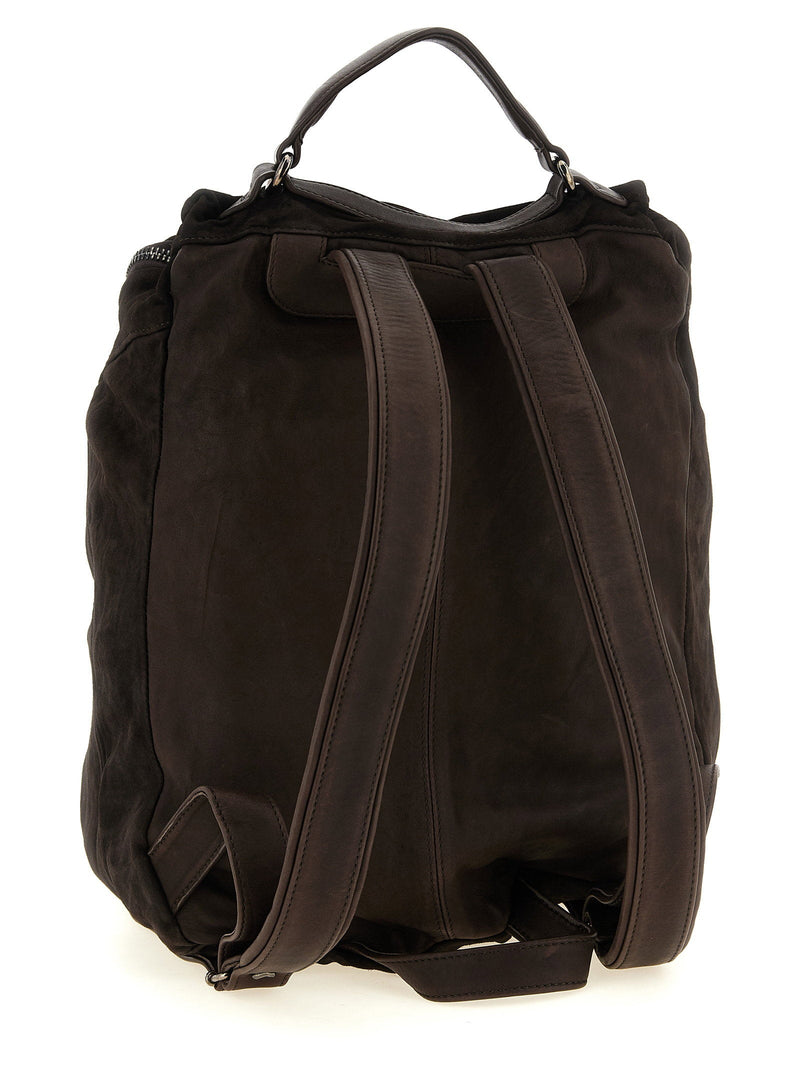 Giorgio Brato Vegetable-Tanned Lambskin Backpack — Brown Vegetable Tanned