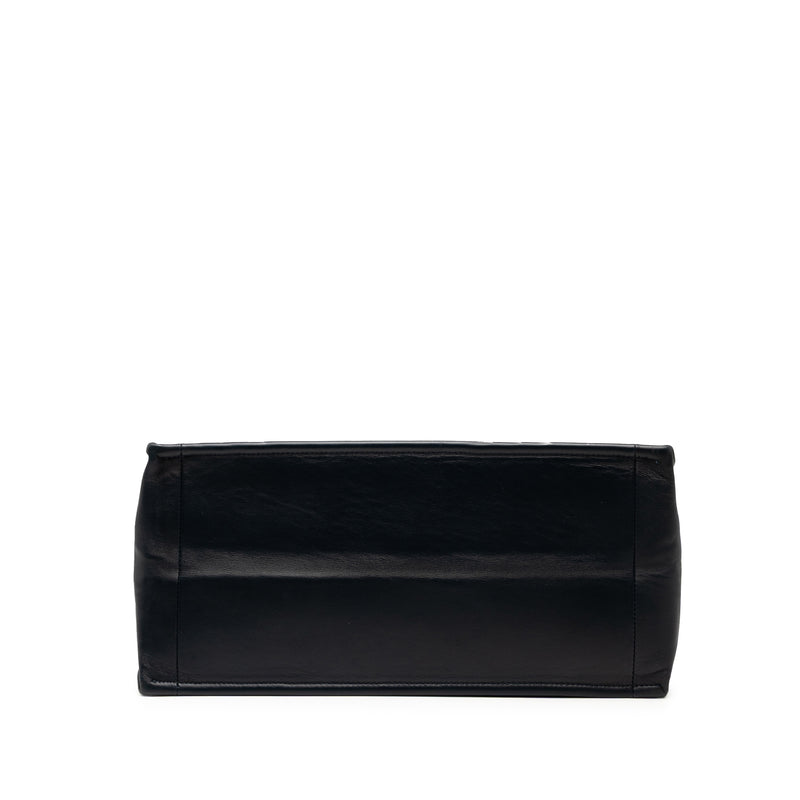 Medium Ombre Embossed Leather Book Tote - Image 3