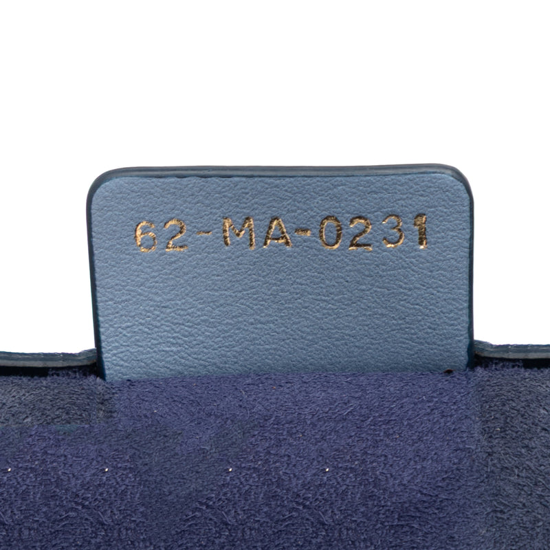 Medium Ombre Embossed Leather Book Tote - Image 6