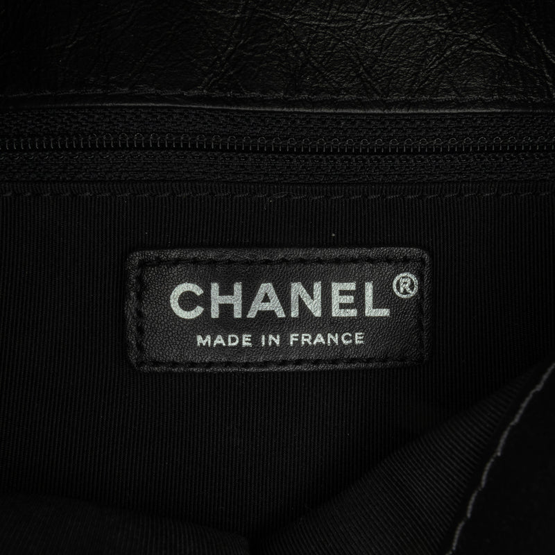 CC Tweed and Shearling Single Flap - Image 5
