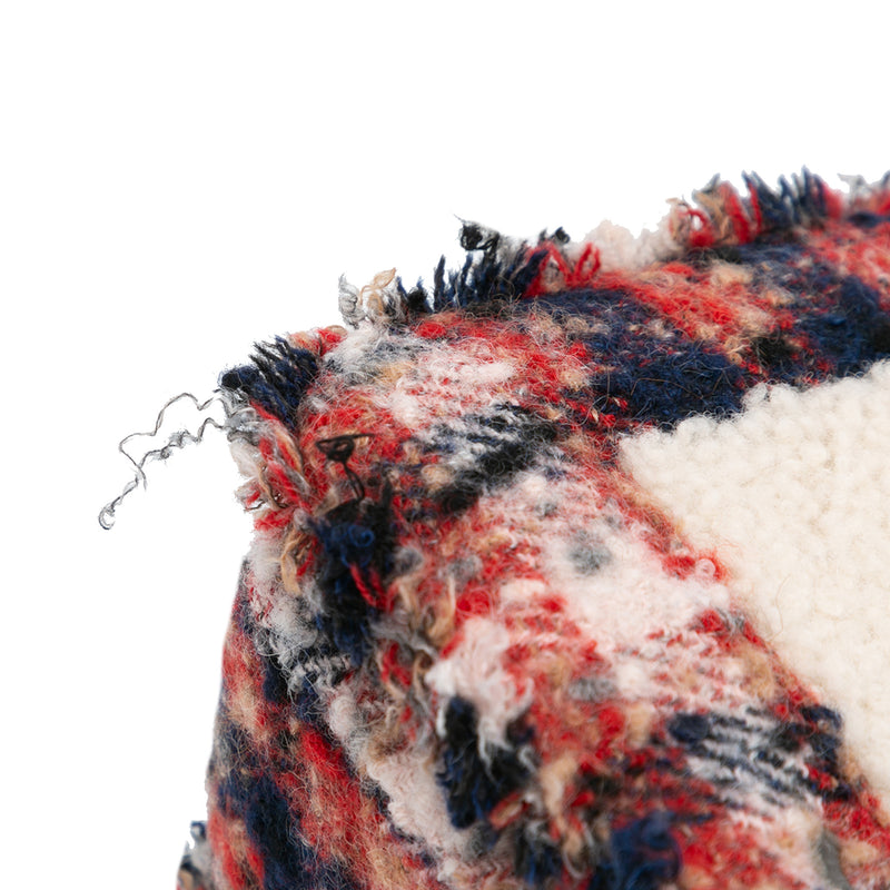 CC Tweed and Shearling Single Flap - Image 8