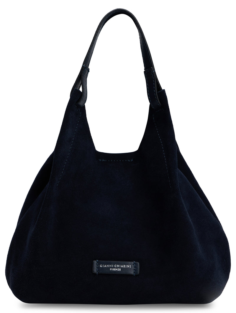 Gianni Chiarini Calfskin Tote Bag — Navy