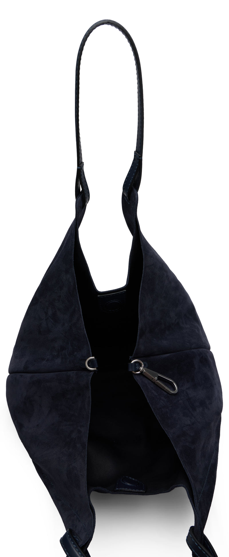 Gianni Chiarini Calfskin Shoulder Bag — Navy