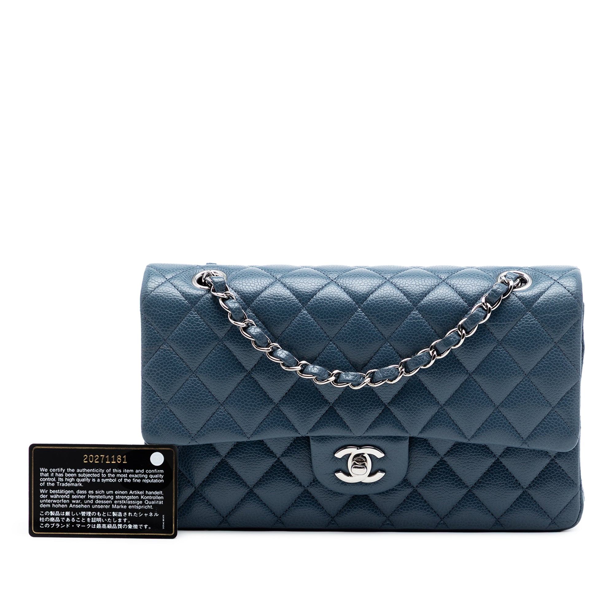 Medium Classic Caviar Double Flap - Image 7