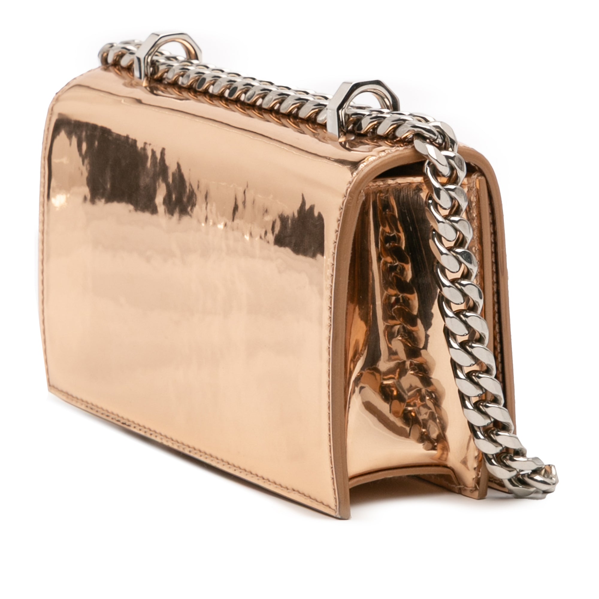 Mini Metallic Calfskin Jewelled Crossbody - Image 2