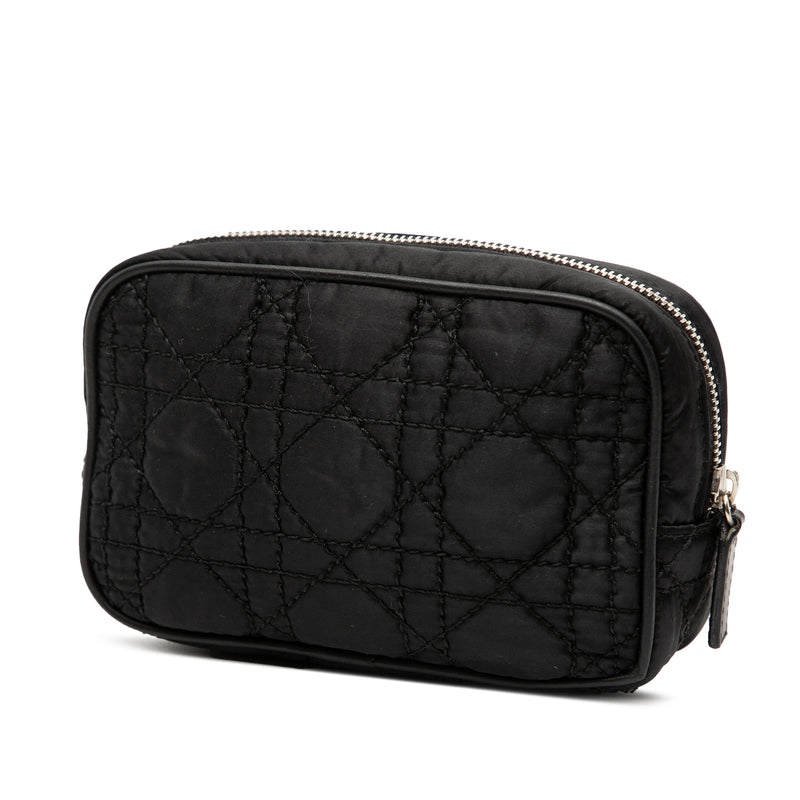 Nylon Cannage Charm Trousse Cosmetic Bag - Image 2